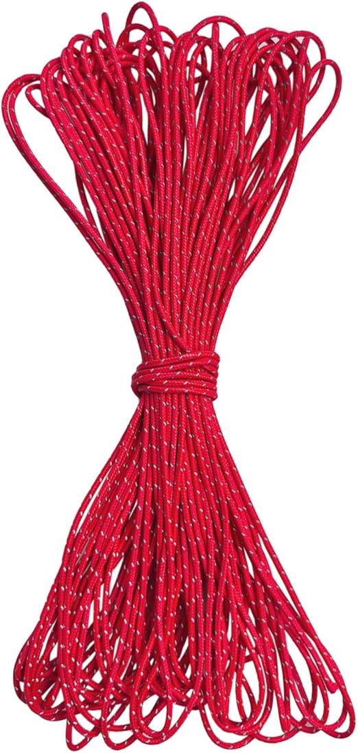 Dyneema Seil 2mm Reflektierend - 400kg Bruchlast | Outdoor Camping Segeln