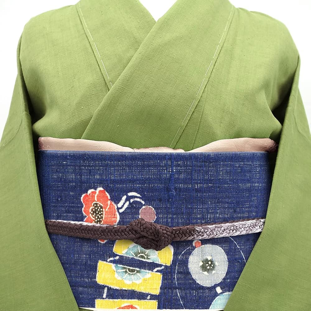 【NEW】美品♡ 琉球柄 素敵な九寸名古屋帯 平和屋本店□最高級 城間栄順 本場琉球紅型 九寸開き名古屋帯