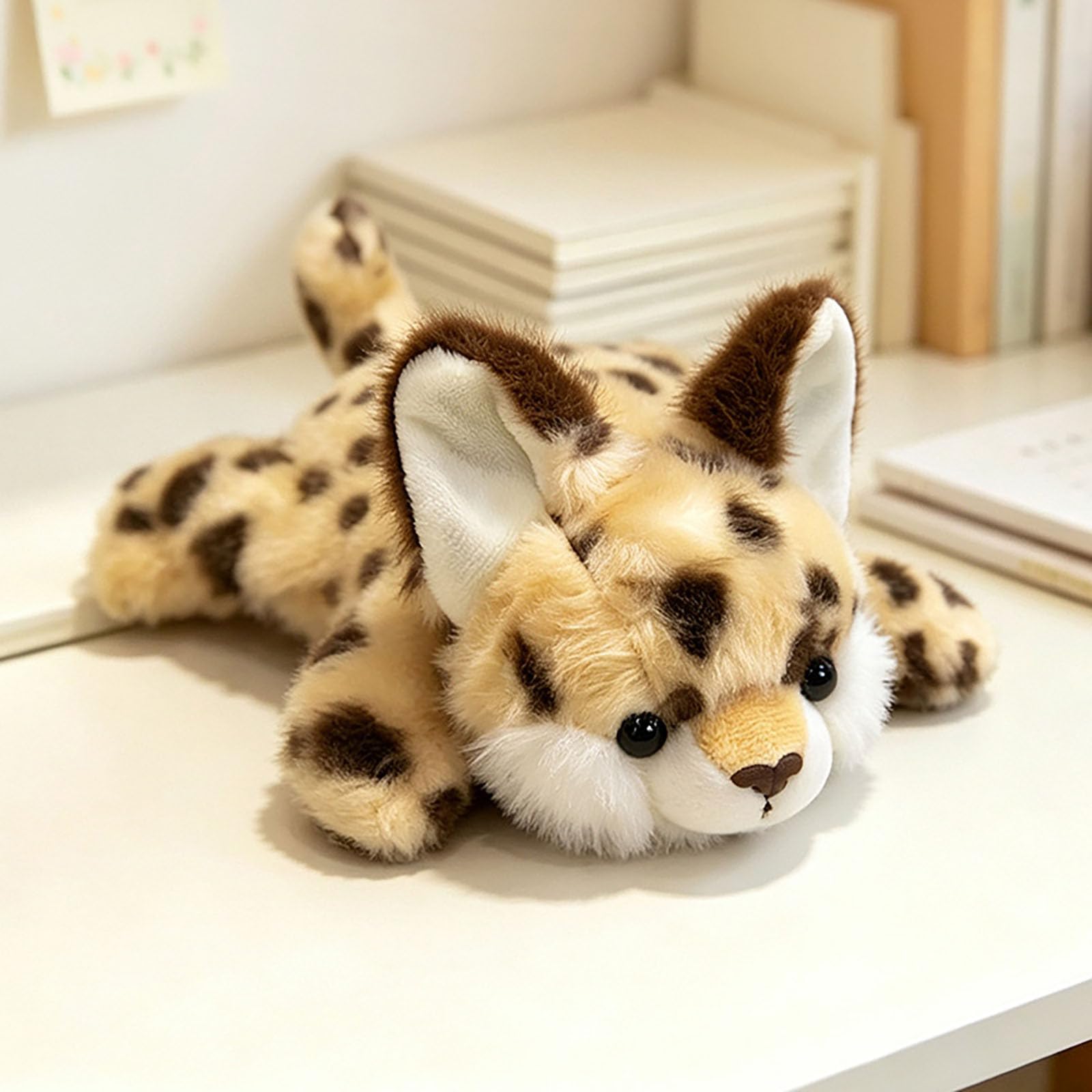 Cute Magnetic Shoulder Animal Plush Doll, Realistic Mini Stuffed Animal Figurine, Clingable Shoulder Plush Toy, Animal Fridge Magnet Ornament, Novelty Decorative Toy Gift for Children