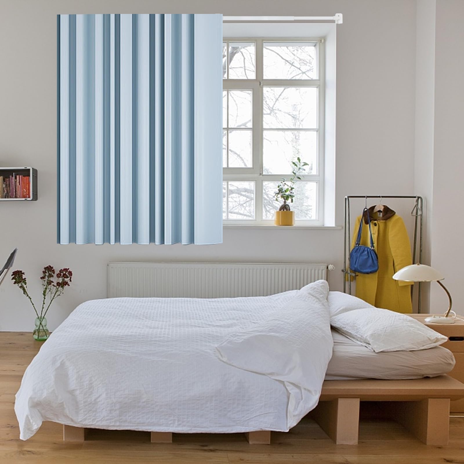 4 Aste Per Tende Estensibili 40-70cm Senza Foratura - Con 8 Ganci Adesivi Per Cucina, Bagno, Negozio - Foto 7