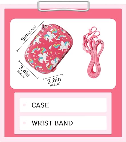 Miniatura 93 de Leayjeen Funda para cámara infantil compatible con OUTUVAS/Goopow/Mgaolo/HOOMOON/Juguetes de cámara para niños y videocámara digital para niños