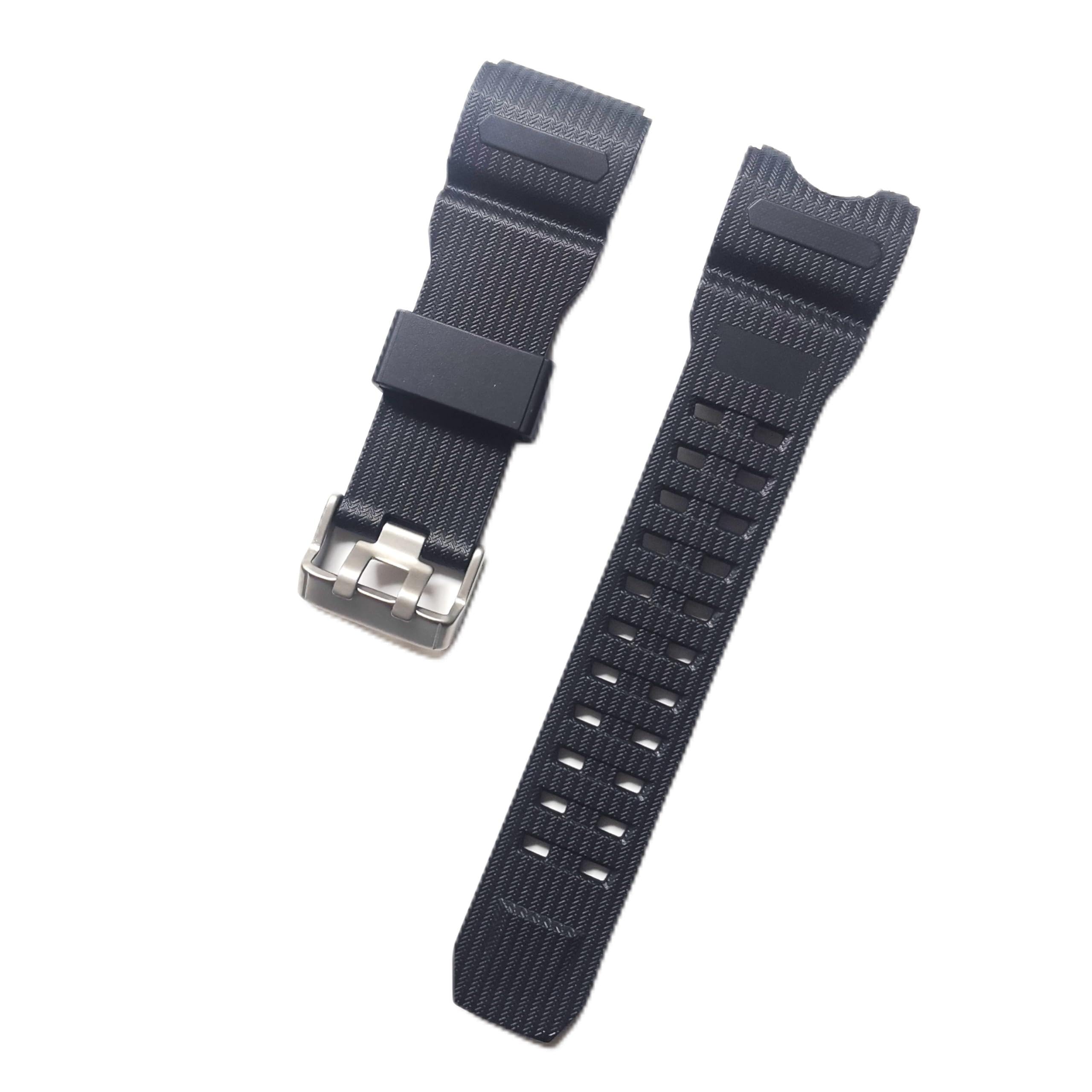 腕時計ラバー ベルト 互換品 GWG-1000 用バンド GWG-1000 用バンド (ブラック) [並行輸入品]