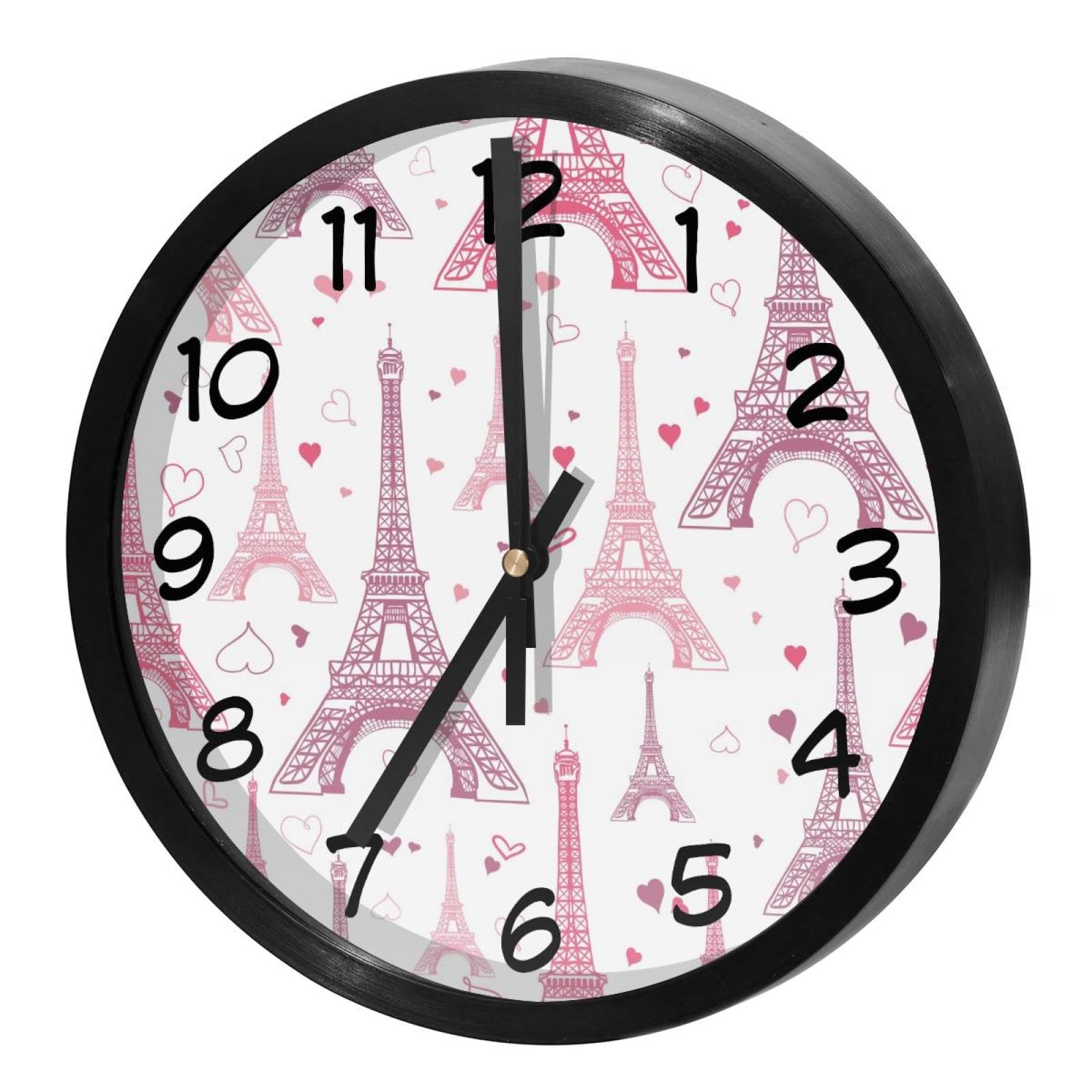 Horloge murale quartz sans tic-tac pour chambre