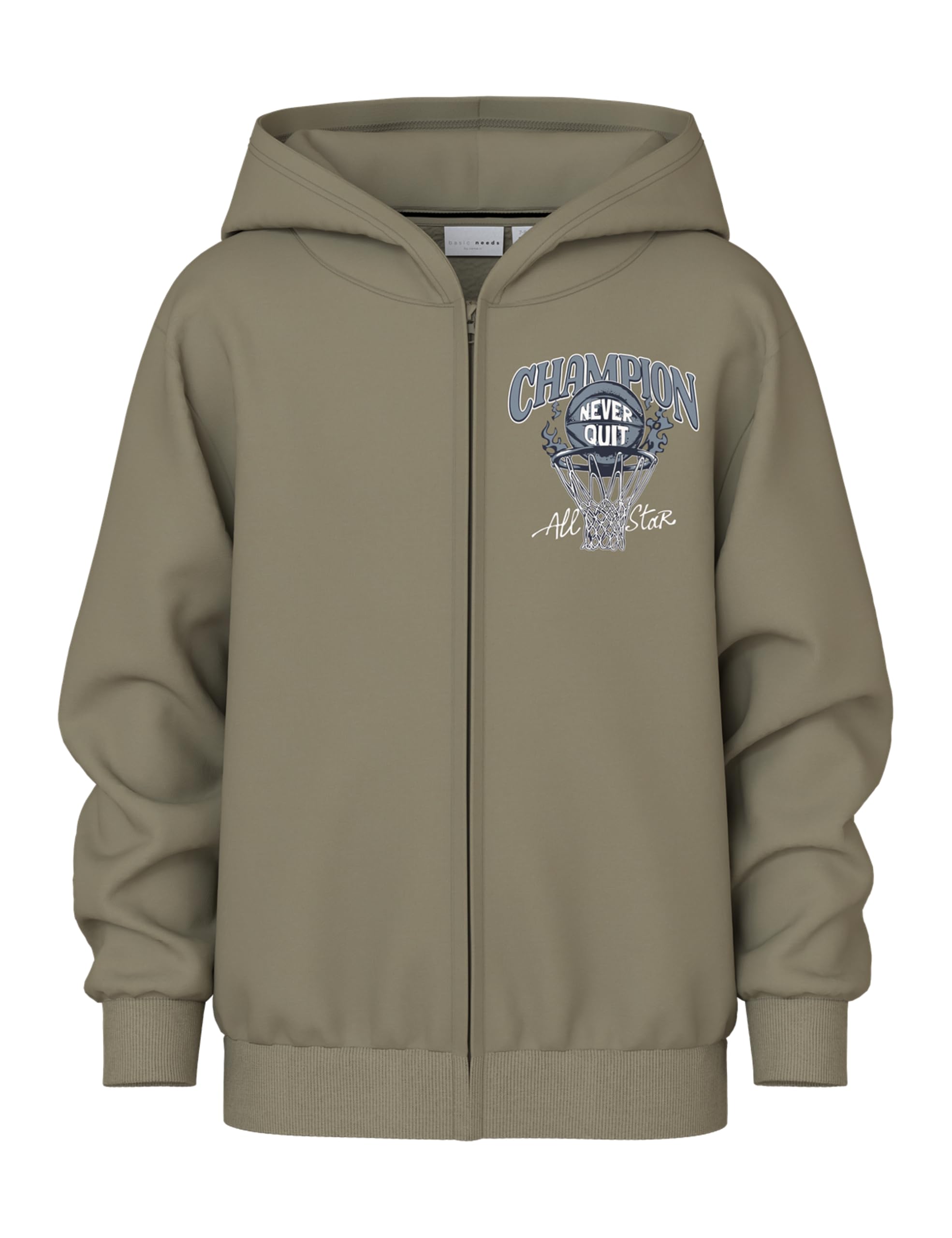 NAME IT Jungen Nkmvoltinus Nreg Sweat Card Wh Bru