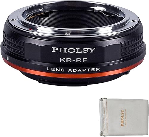 Miniatura 11 de PHOLSY Adaptador de montaje de lente para lente Leica M LM, Zeiss ZM, Voigtlander VM, compatible con Leica M a Canon EOS RF cámara EOS R8, R50, R6