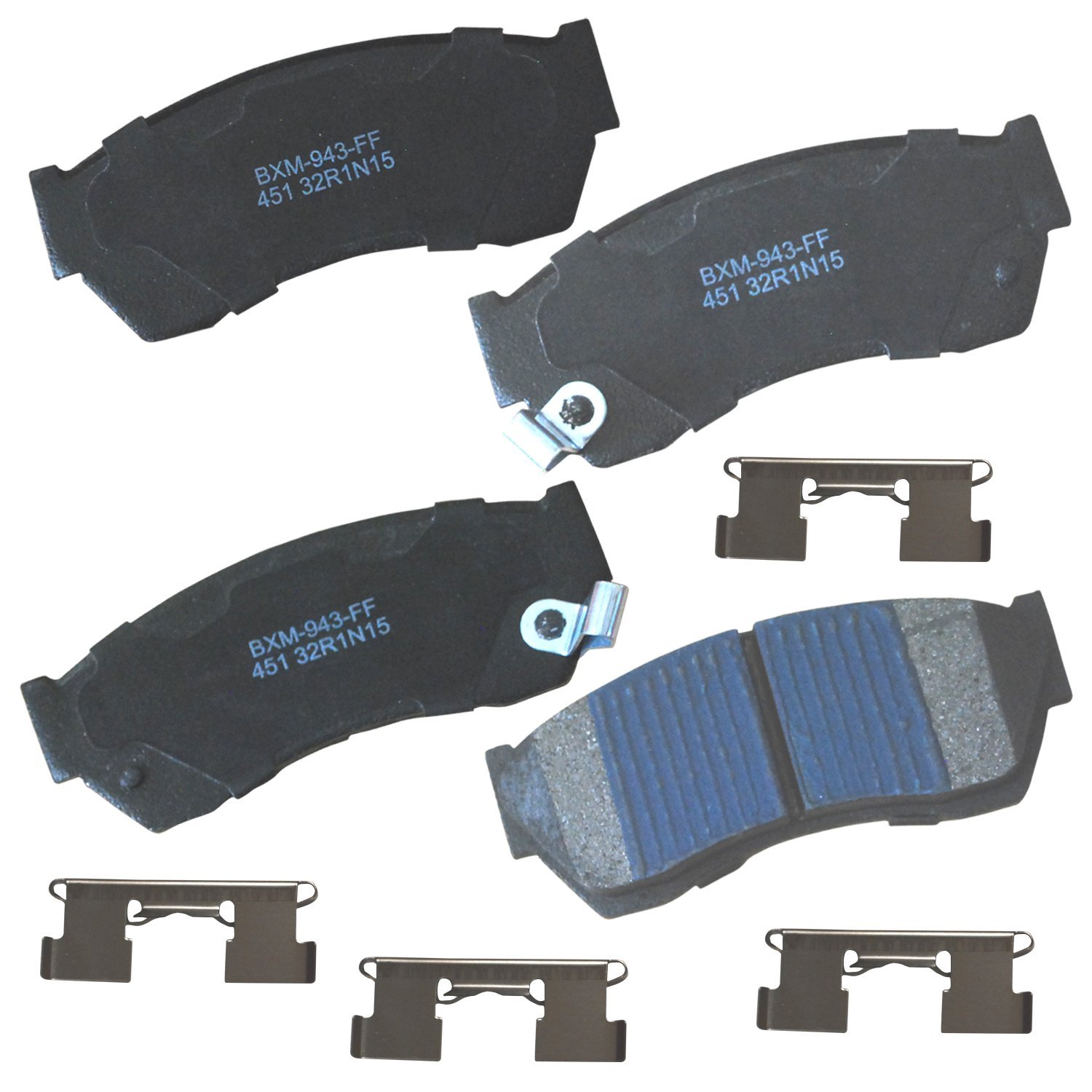 Bendix Premium SBM451 Semi-Metallic Front Brake Pads for Select Models Chevrolet Metro, Sprint, Geo Pontiac Firefly, Suzuki Swift, Swift