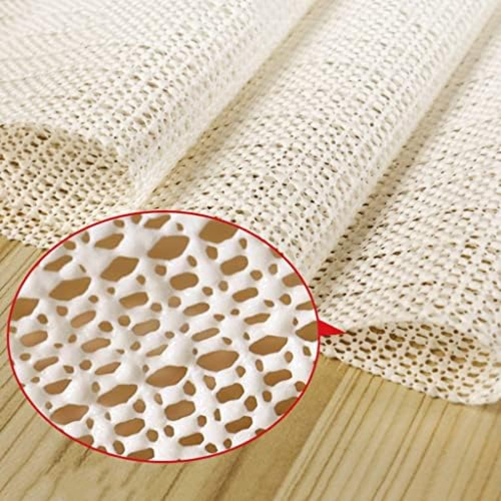 Tapis antidérapant en PVC, Pince pour Tapis épais pour sols en Bois Dur, Patins antidérapants pour Surfaces dures, 2m x 2m