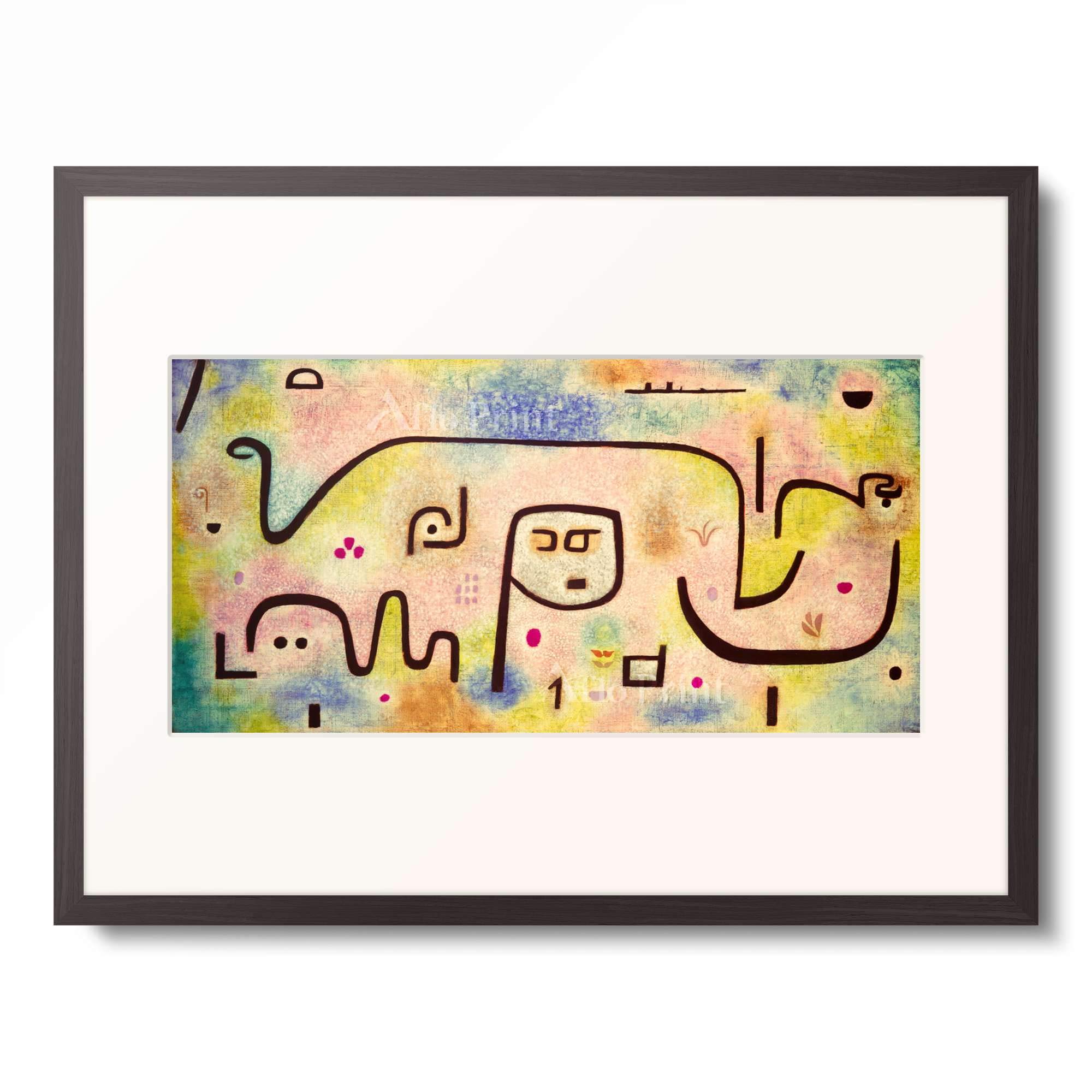 PAUL KLEE INSULA DULCAMARA 1938 ポスター 額入り