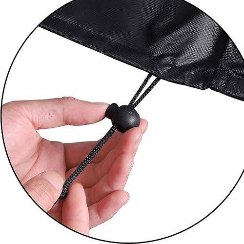 Miniatura 6 de SUMURI Fundas para muebles de patio, funda para muebles de mesa para exteriores, impermeable, rectangular, resistente, 420D, Oxford, resistente a