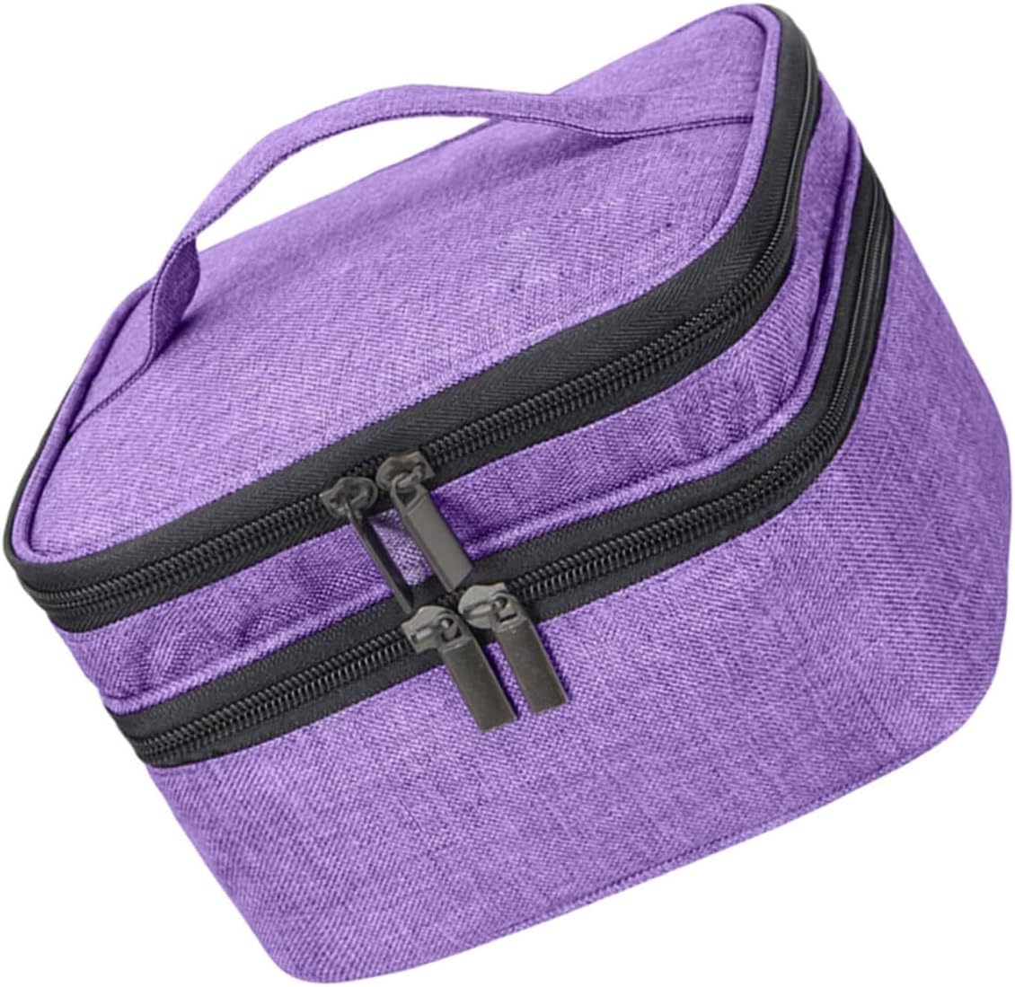 Essential Oils Holder Portable Organizer Bag Removable Base Nail Polish Storage Case for Travel