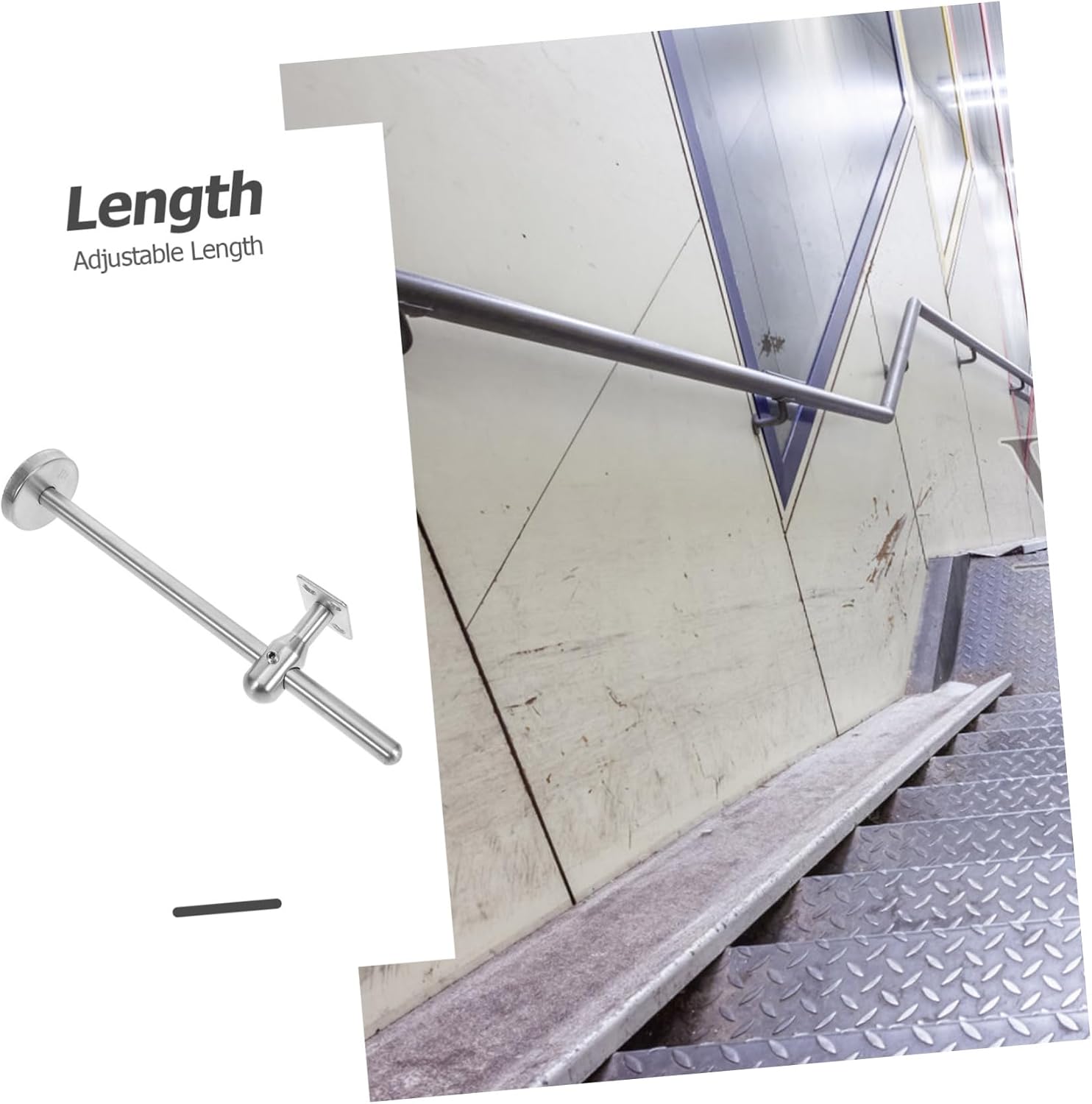 Adjustable Stair Handrail Bracket Staircase Handrails Support Hardware Indoor