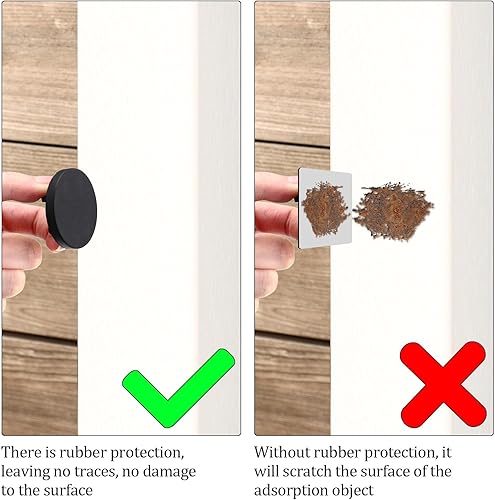 Miniatura 5 de Yookeer Base de montaje con cremallera magnética, clips de cable magnéticos negros, soporte de alambre multiusos, base de gestión de bridas de