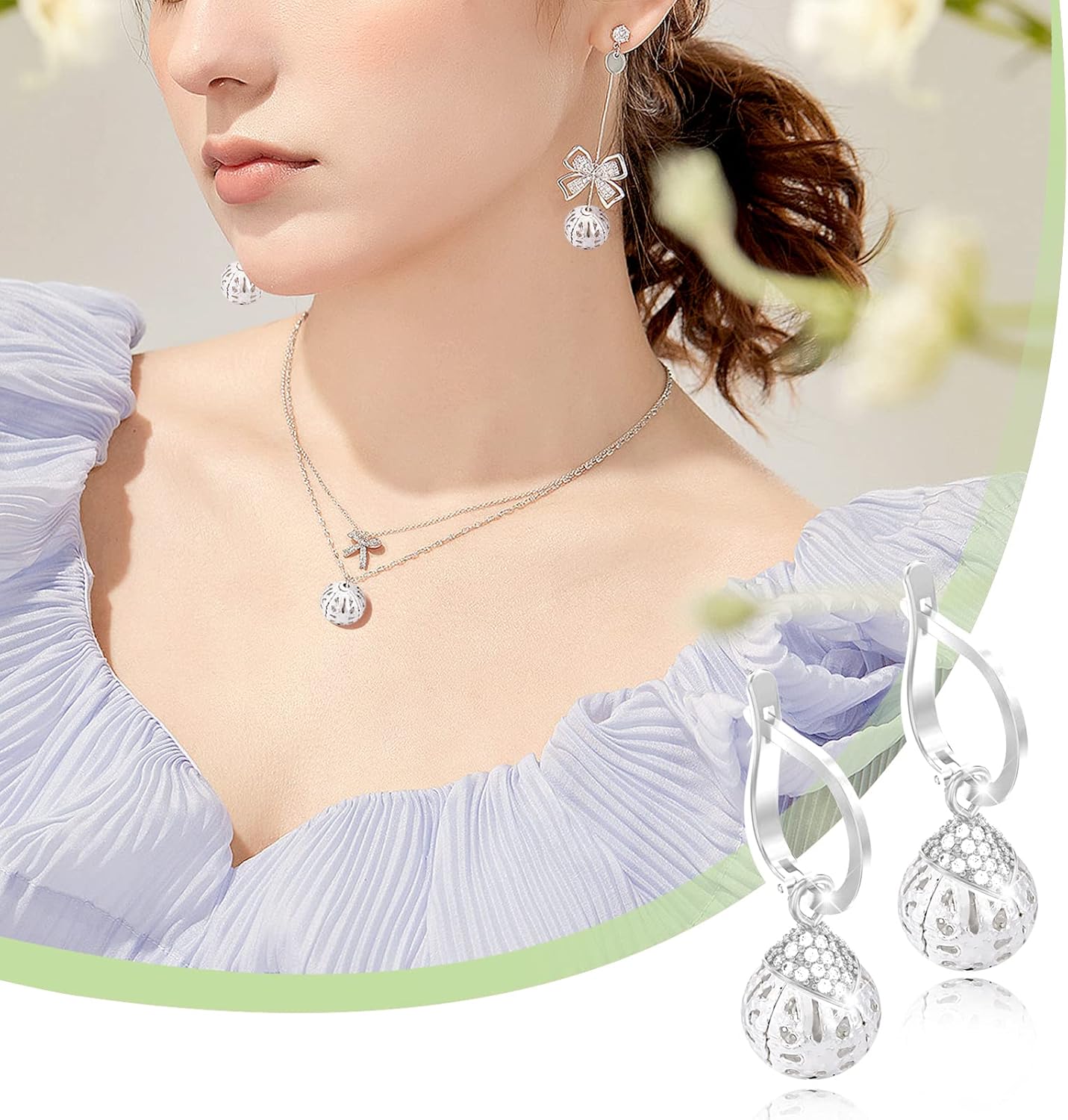 TOAOB 100pcs 10mm Silver Plated Filigree Hollow Ball Beads Round Metal Loose Spacer Beads for DIY Crafts Bracelets Necklaces Earrings Jewelry Making - Image 4