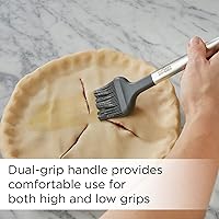 Vista 5 de All-Clad Especialidad silicona utensilios de cocina cepillo pastelería herramientas de cocina, cocina Hacks plata