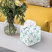 Vista 70 de Tissue Box Cover Square Decorative Tissue Box Holder Cute Funny Cube Tissue Case Cover-Alpaca Tissue Box Cover