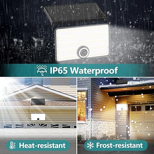 Miniatura 3 de Solar Lights Outdoor,2000 Lumens 88 LED Solar Powered Motion Sensor Flood Lights Security with Remote ,Wall lights Dusk to Dawn Sensor Lights