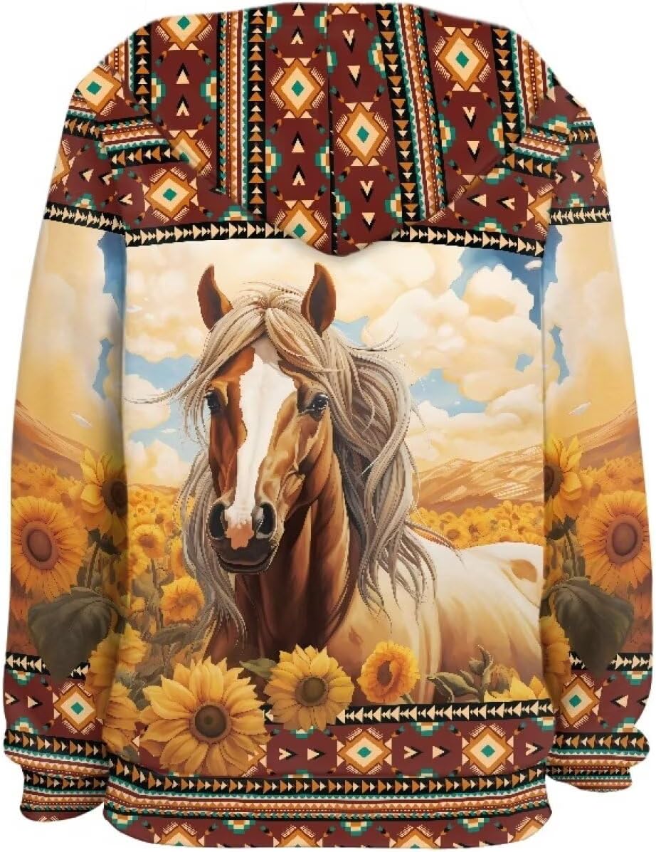 FOR U DESIGNS Pullover Sweatshirts for Kids Youth Boys Warm Winter Hoodies with Pocket