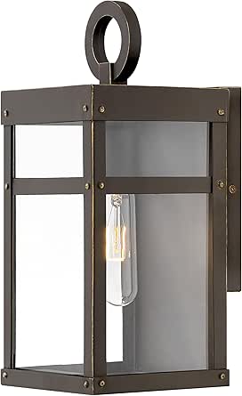 Hinkley Porter One Light 5W Med. LED Outdoor Extra Small Wall Mount Lantern, Oil Rubbed Bronze
