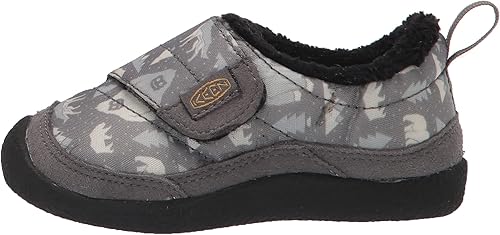 Vista 8 de KEEN Pantuflas Howser unisex para niños, de envoltura baja, informales, cómodas y duraderas, Steel GreyStar White