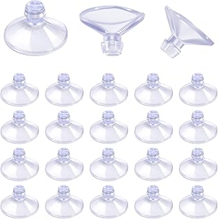20 Pcs 18mm Suction Cups for Windows Small SuctionCup for Glass Window Suction Cups Without Hooks Anti-Collision Sucker for Kitchen and Bathroom Desk Window Wall Car