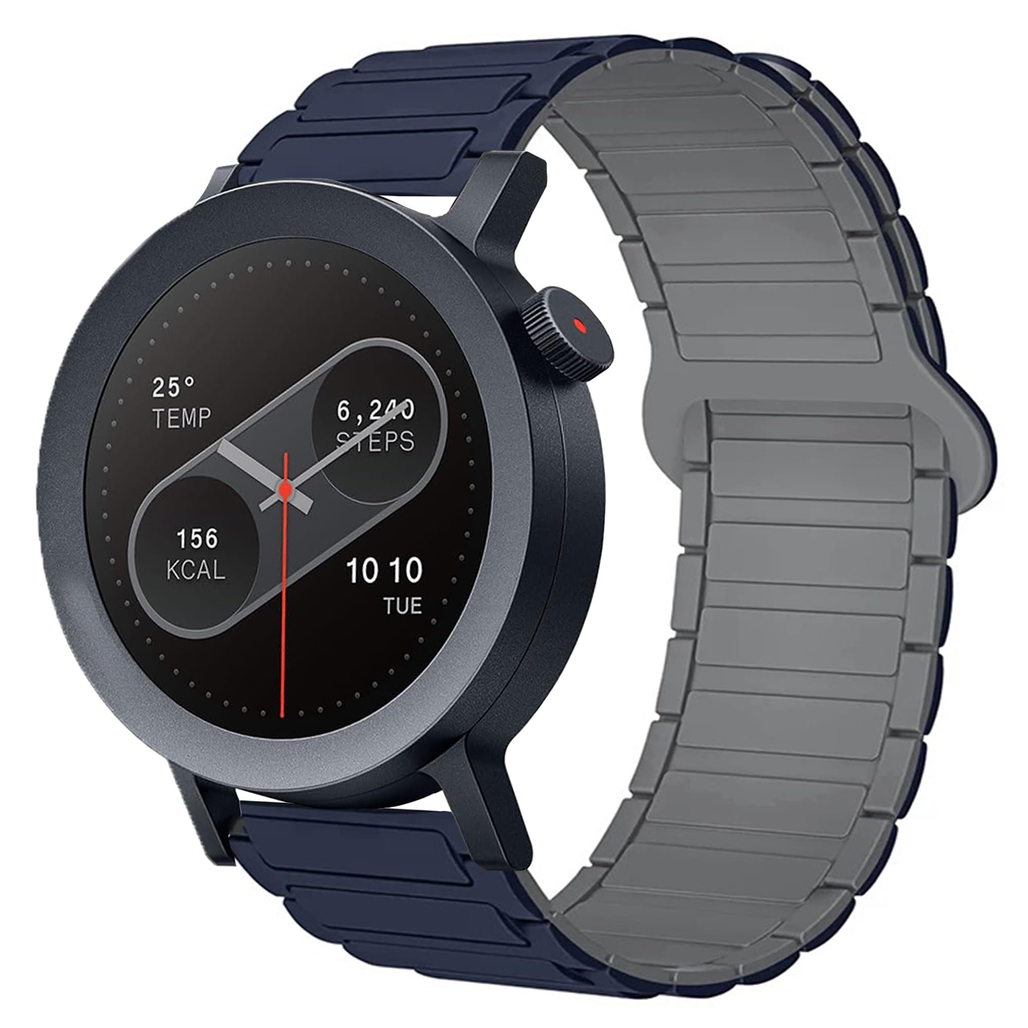 Lamshaw Compatible With CMF Watch Pro 2 Bands, Silicone Sport Strap Watchband for Smartwatch 22mm size band Blue