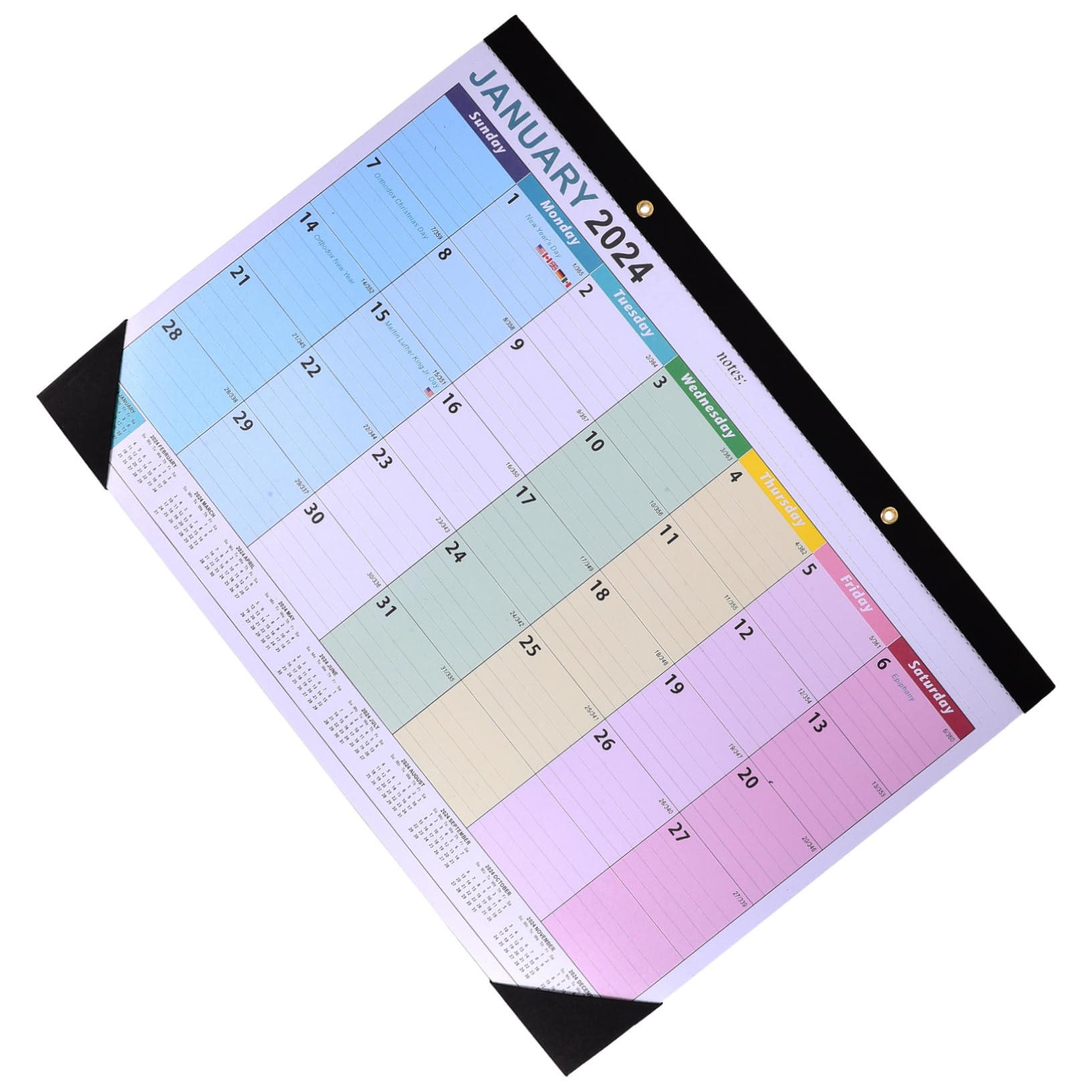SEWACC 3stücke Noting Calendar Monate Countdown Wandkalender Für Büro Und Zuhause Einfacher Hängender Feiertagskalender Praktischer Terminplaner Für Tägliche Nutzung Und