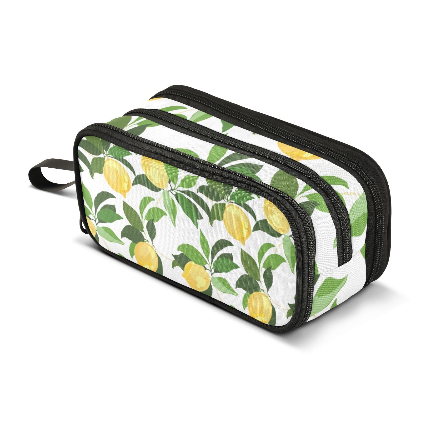 ISAOA Big Capacity Pencil Cases Lemons Pouch Bag Large Pen Bag Stationery Bag for Girls Boys Adults Student — image 1