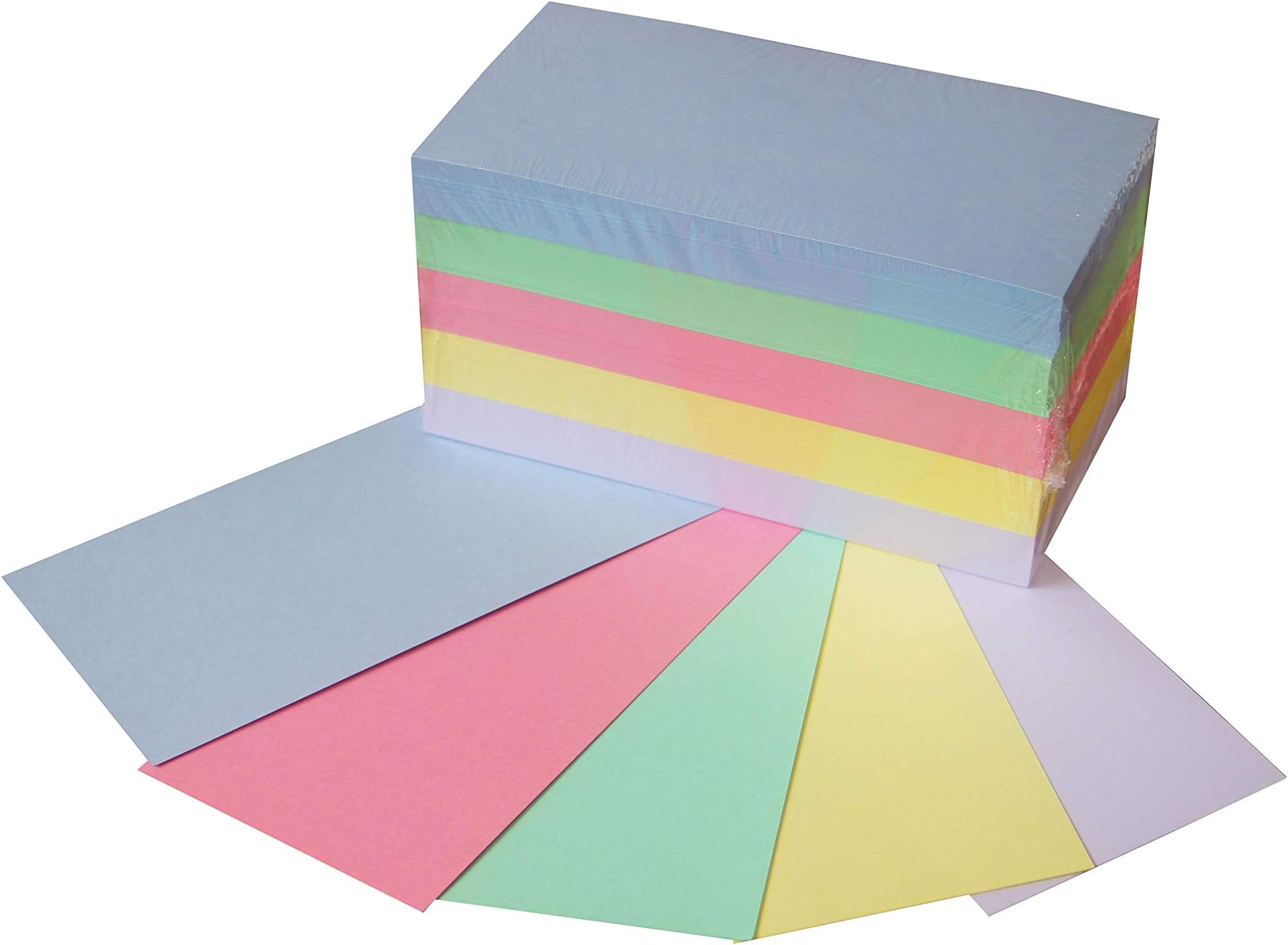 die Dicken Presentation Cards Rectangular 10 x 20 cm 170 g/m² Assorted Pack of 500