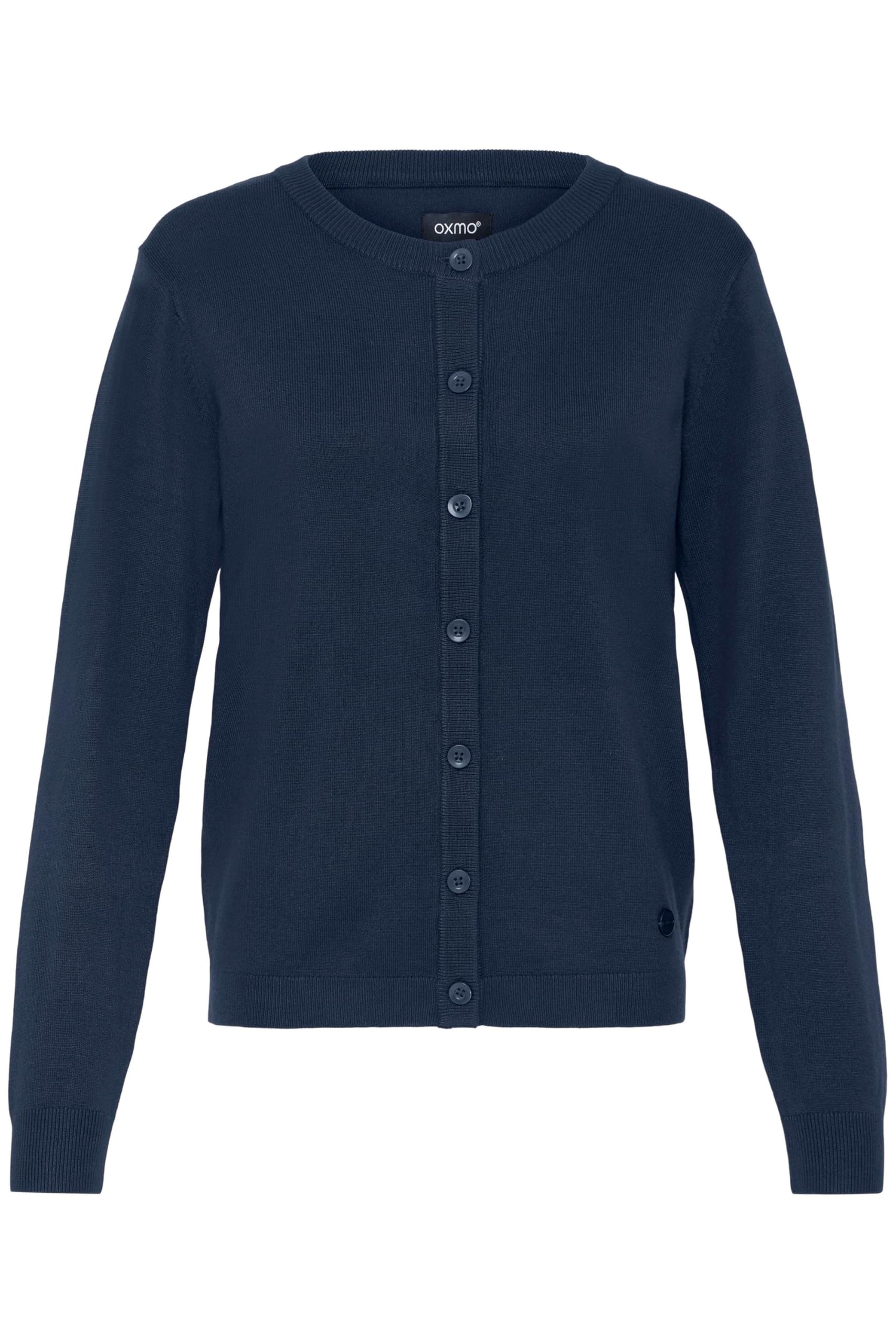 OXMO OXAida Damen Strickjacke Feinstrick Cardigan Feinstrick