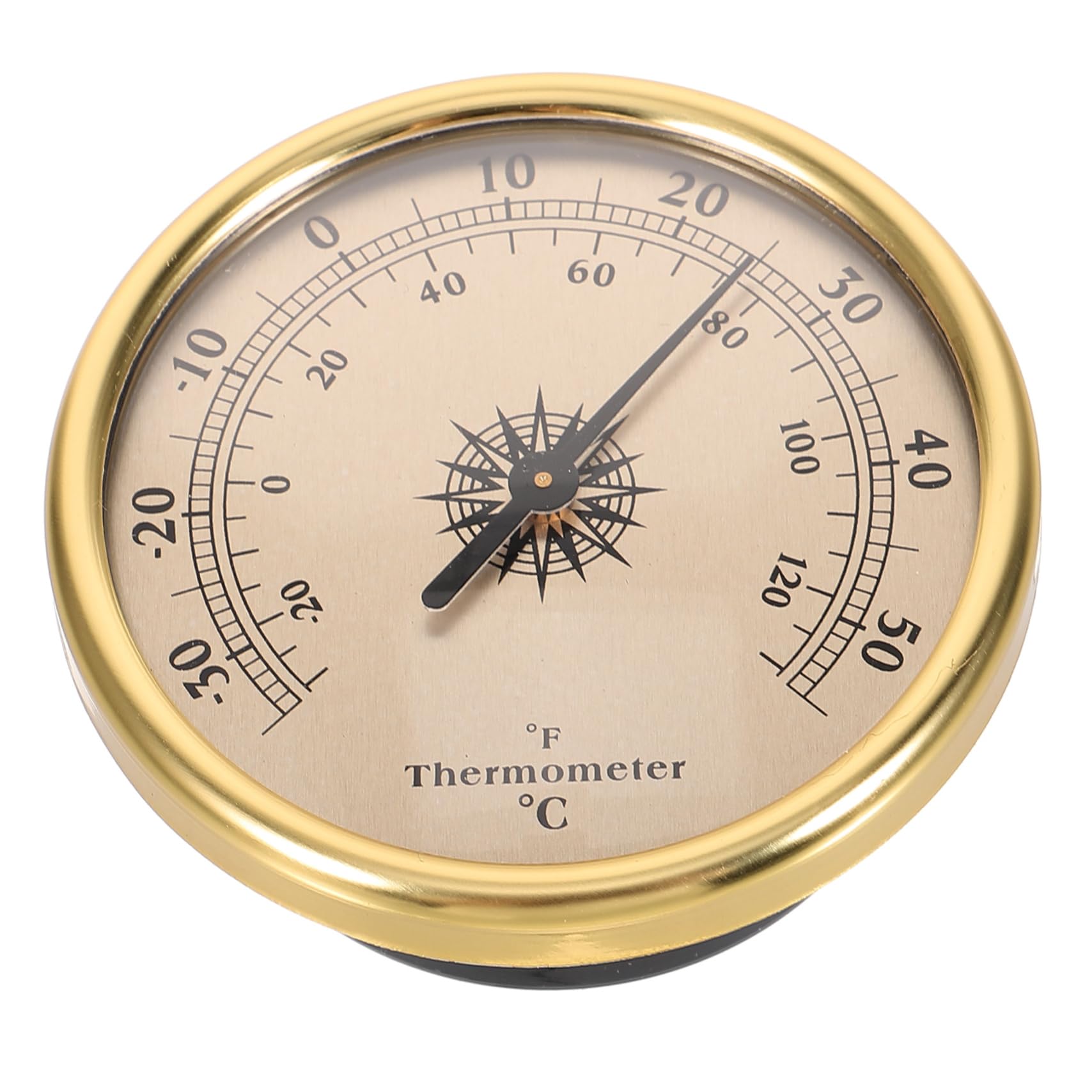 Abaodam Wall Mounted Hanging Thermometer Indoor Nursery Home Use Durable Display for Readable Scales for Bedroom Bathroom Garden