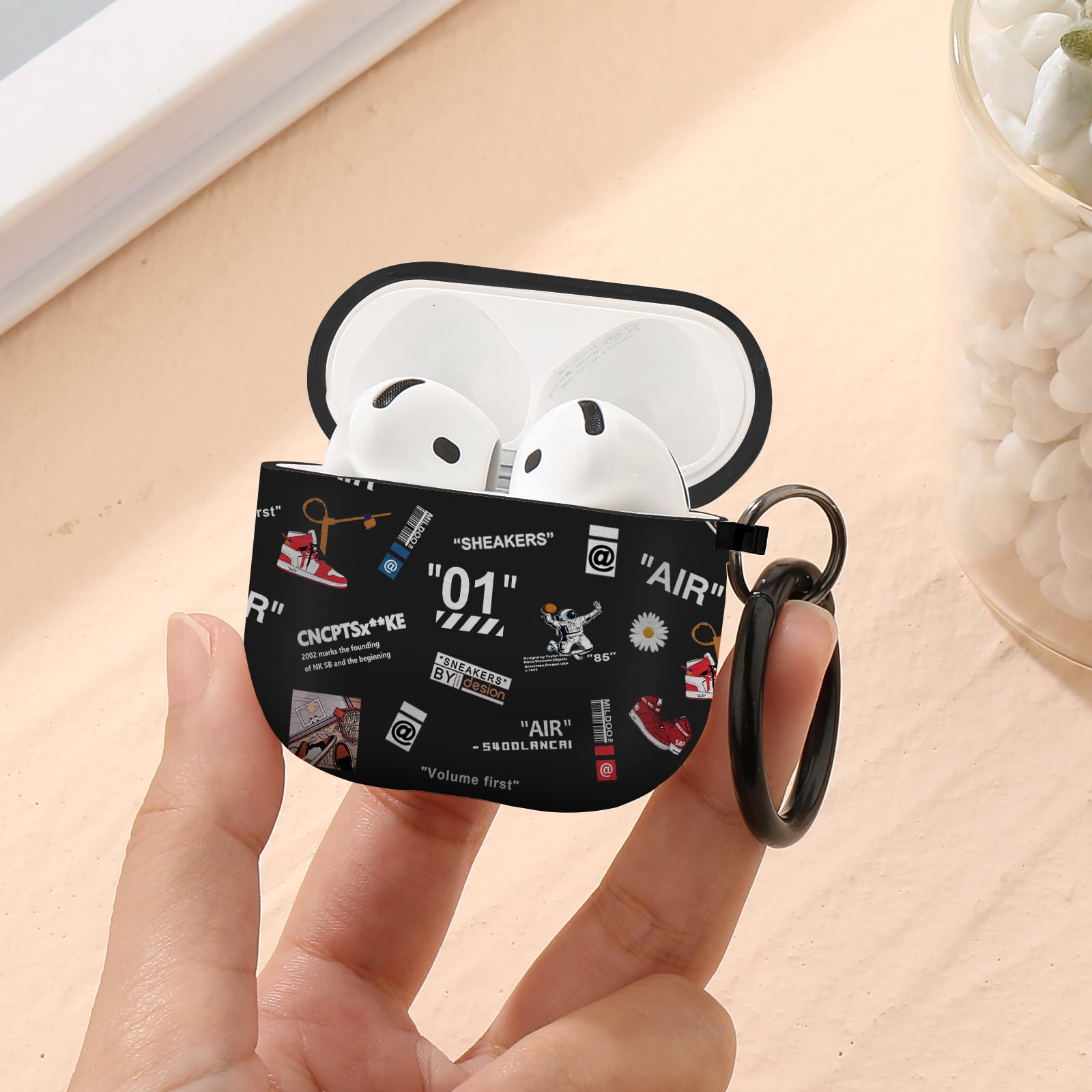 Amazon | Apple Airpods第4世代ケースカバー (2024年) 対応 TPU ソフト