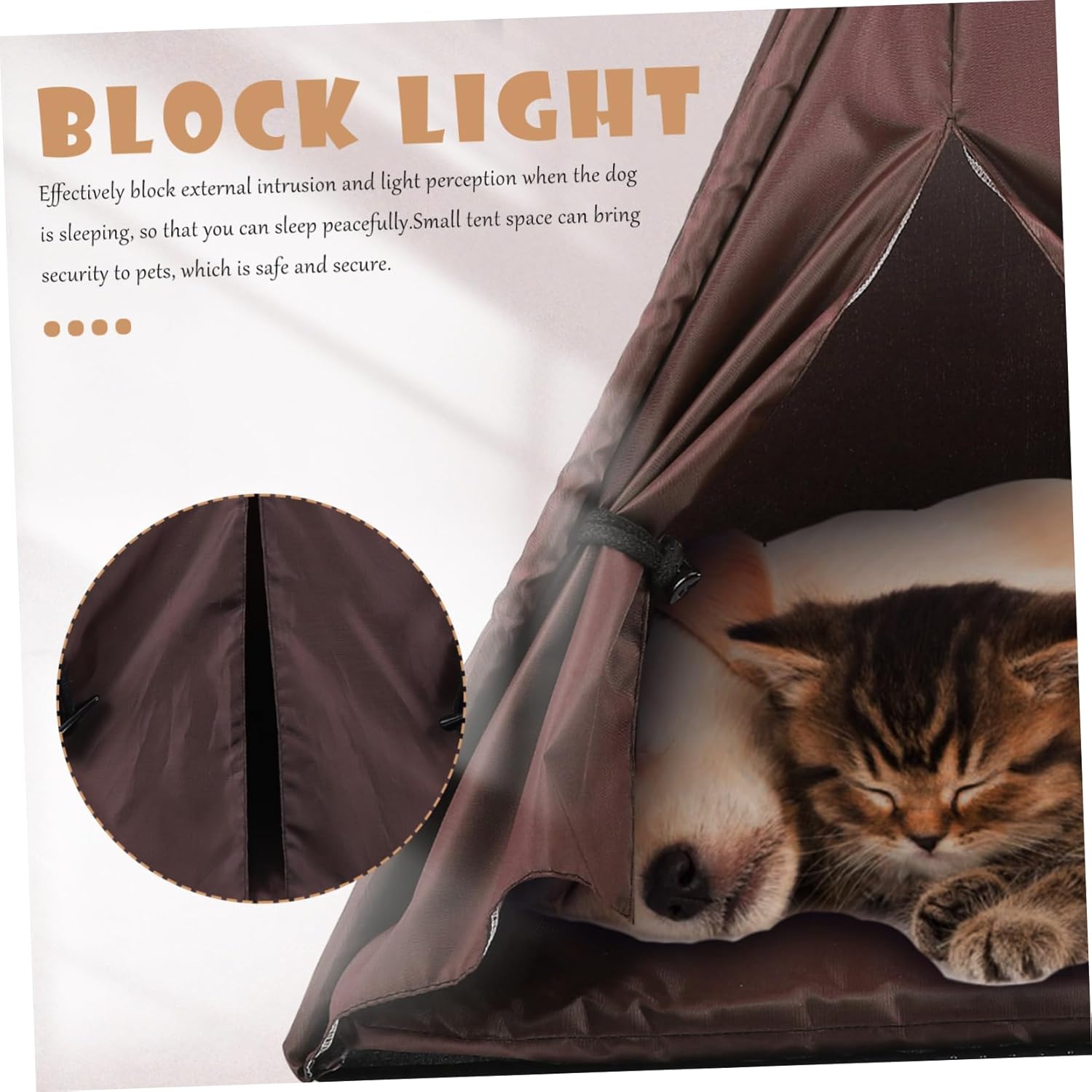 Pet Supplies Decorative Indoor Dog Tent Cat Bed Washable Small Dog Bed