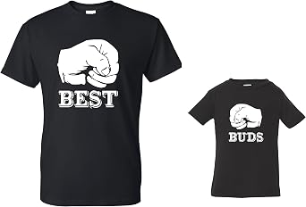 Freedomtees Best Buds Father and Son Matching Shirts