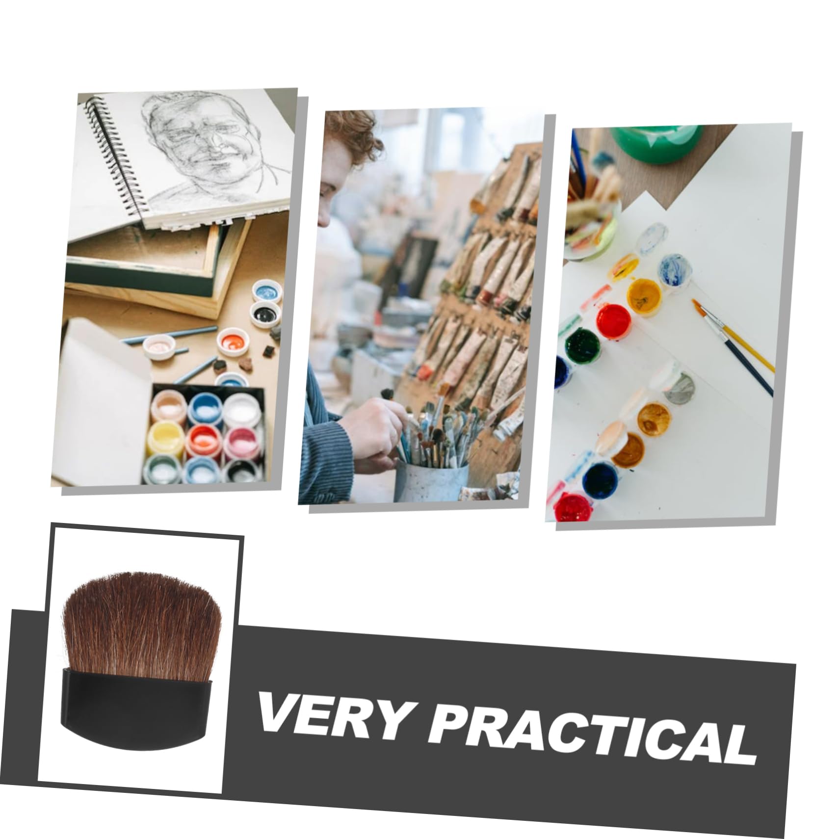 DOITOOL 5 Sätze Teiliges Mini Pinselset Für Aquarell Und Ölmalerei Detailmalerei Vielseitige Malwerkzeuge Für Handwerk Für Modellbau Und Figuren Langlebige Materialien 10 Stück * 5