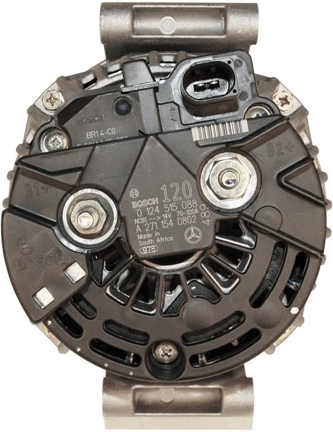 BOSCH AL0810N Original Equipment New Alternator - Compatible with Select Mercedes-Benz C230; 120 Amp