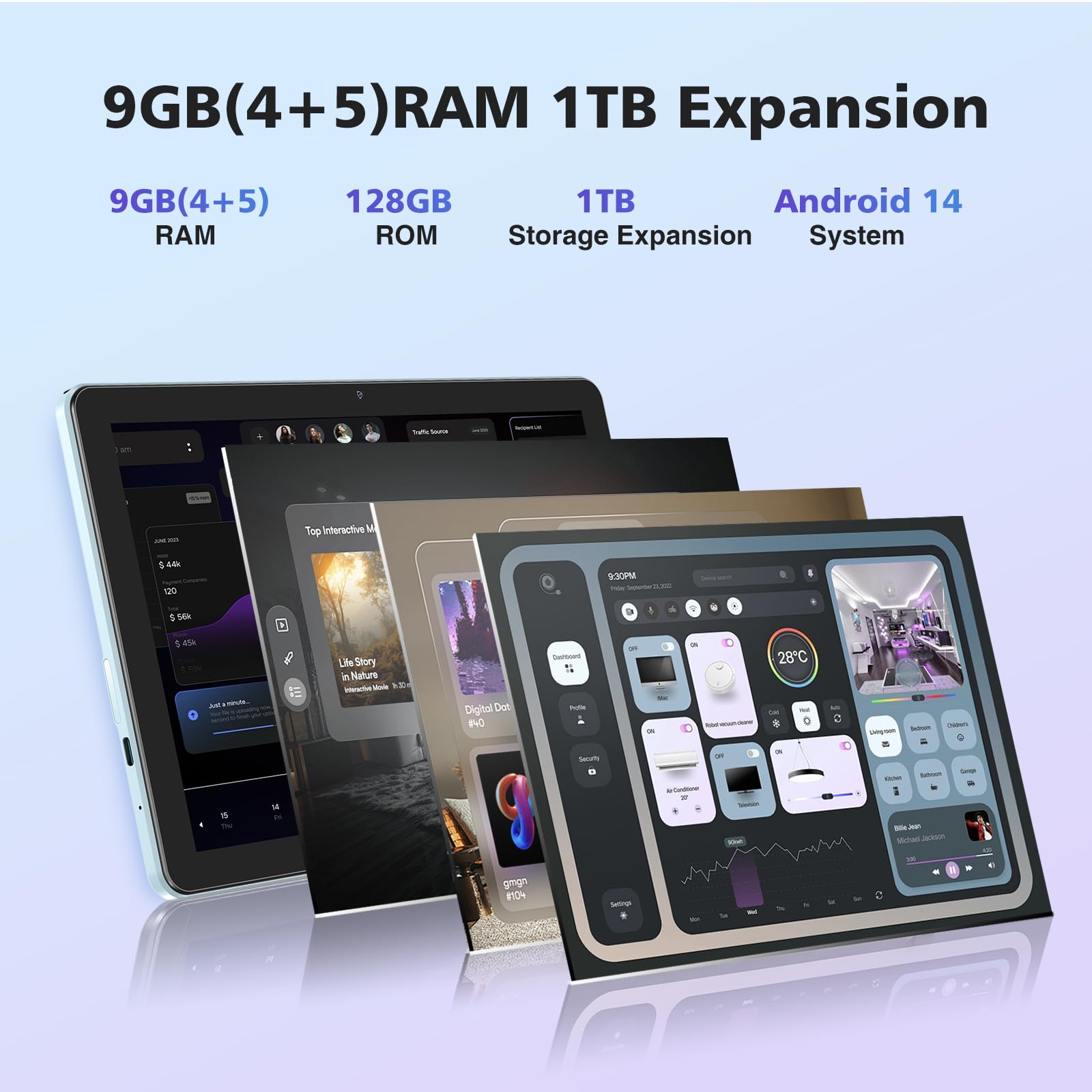 Amazon.com: DOOGEE Tableta Android T10W, tabletas 4G LTE, Octa