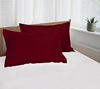 Vista 8 de Royale Linens Paquete de 2 fundas de almohada de tamaño estándar de 20 x 26 pulgadas, microfibra 1800, fundas de almohada de cama, resistentes a