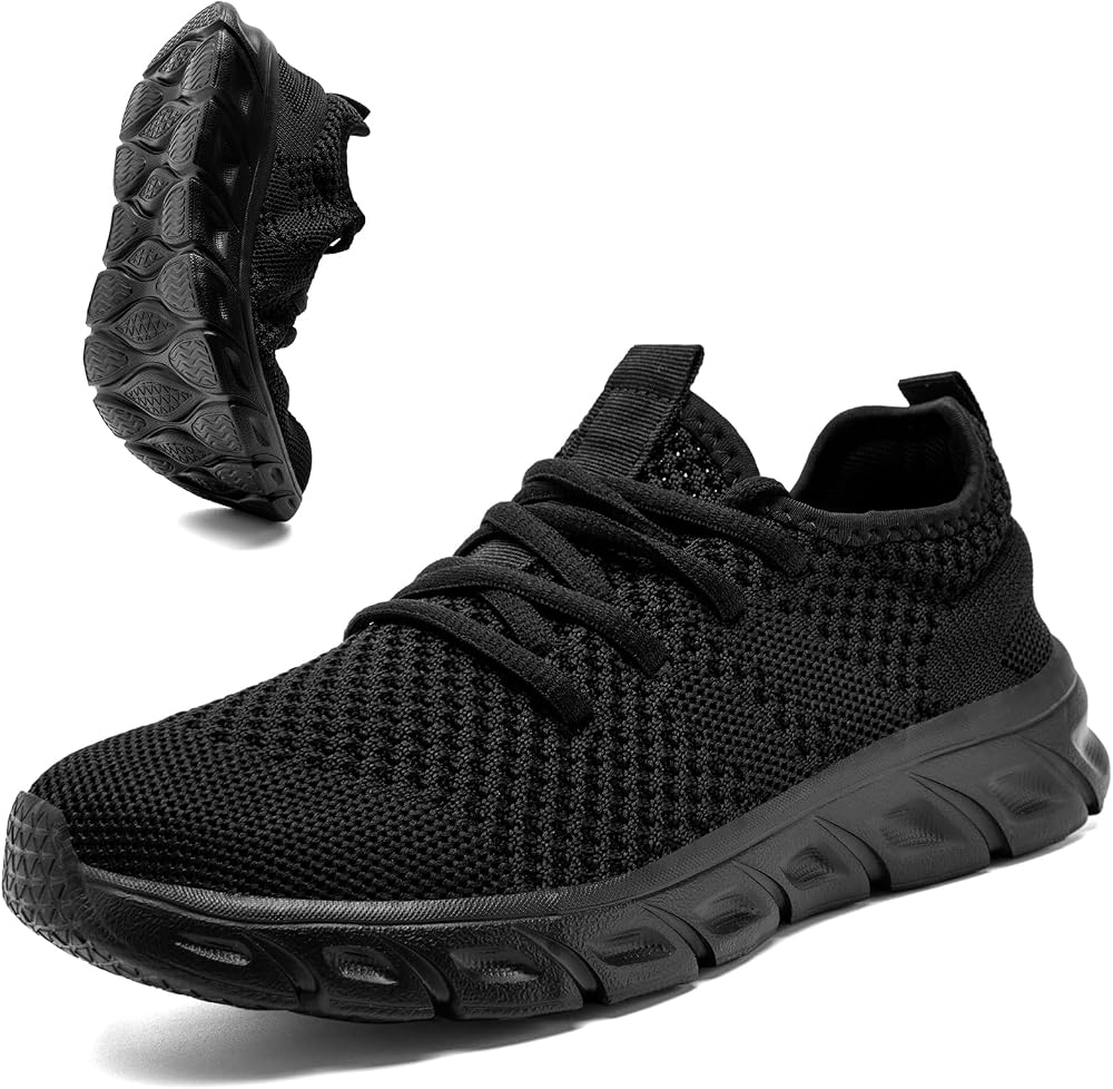 Men's Walking Shoes Non-Slip Running Tennis Gym Work Sneakers — 사진 1