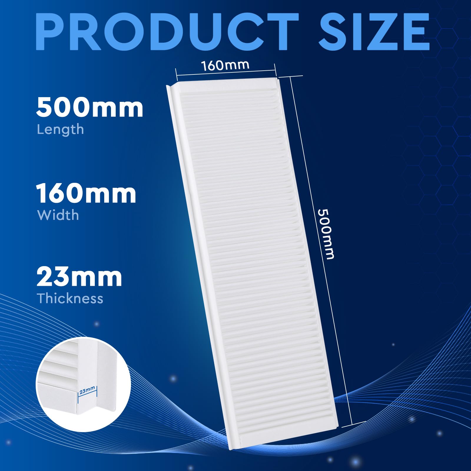 SWAWIS 4 Piezas G4 Filtro de Aire para Zehnder ComfoAir Q 350/450/600