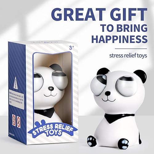 Miniatura 5 de Juguetes de panda que estallan los ojos, juguetes para niños y adultos para reducir el estrés, juguetes divertidos, adecuados como regalos de