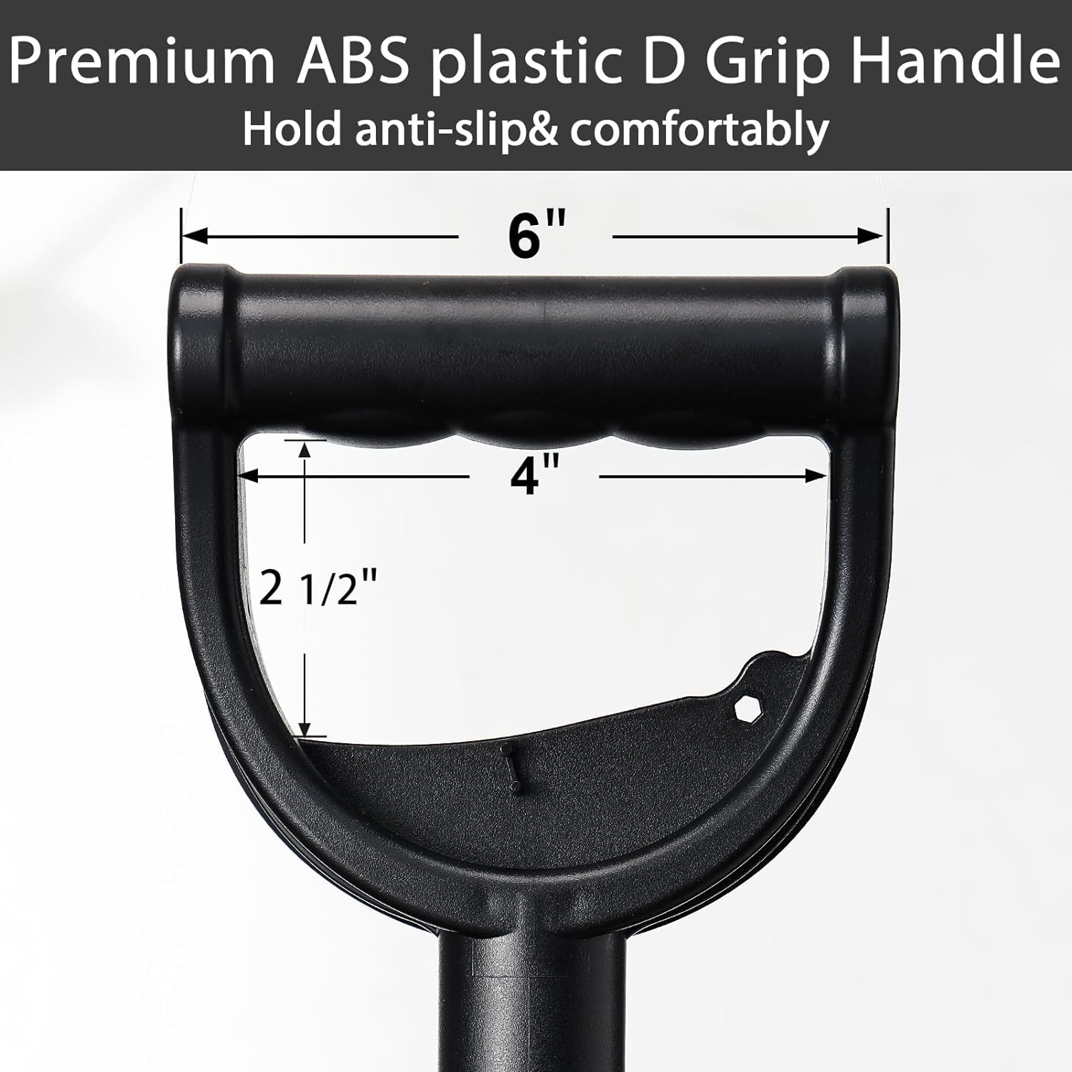 Horquilla de Pala, 127cm Horquilla de Excavación de Jardín de Acero de 4Dientes con Mango en D de Metal, 28cm Cabeza Forjada, Ideal para Suelos Duros y Trasplantes/Negro