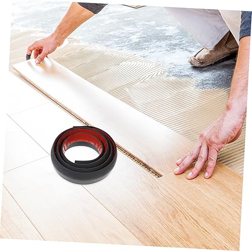 Miniatura 6 de UKCOCO 2 uds. Cubierta de alfombra para tapete, barra de umbral de alfombra, alfombra adhesiva de goma, azulejos de piso para puertas, umbral de