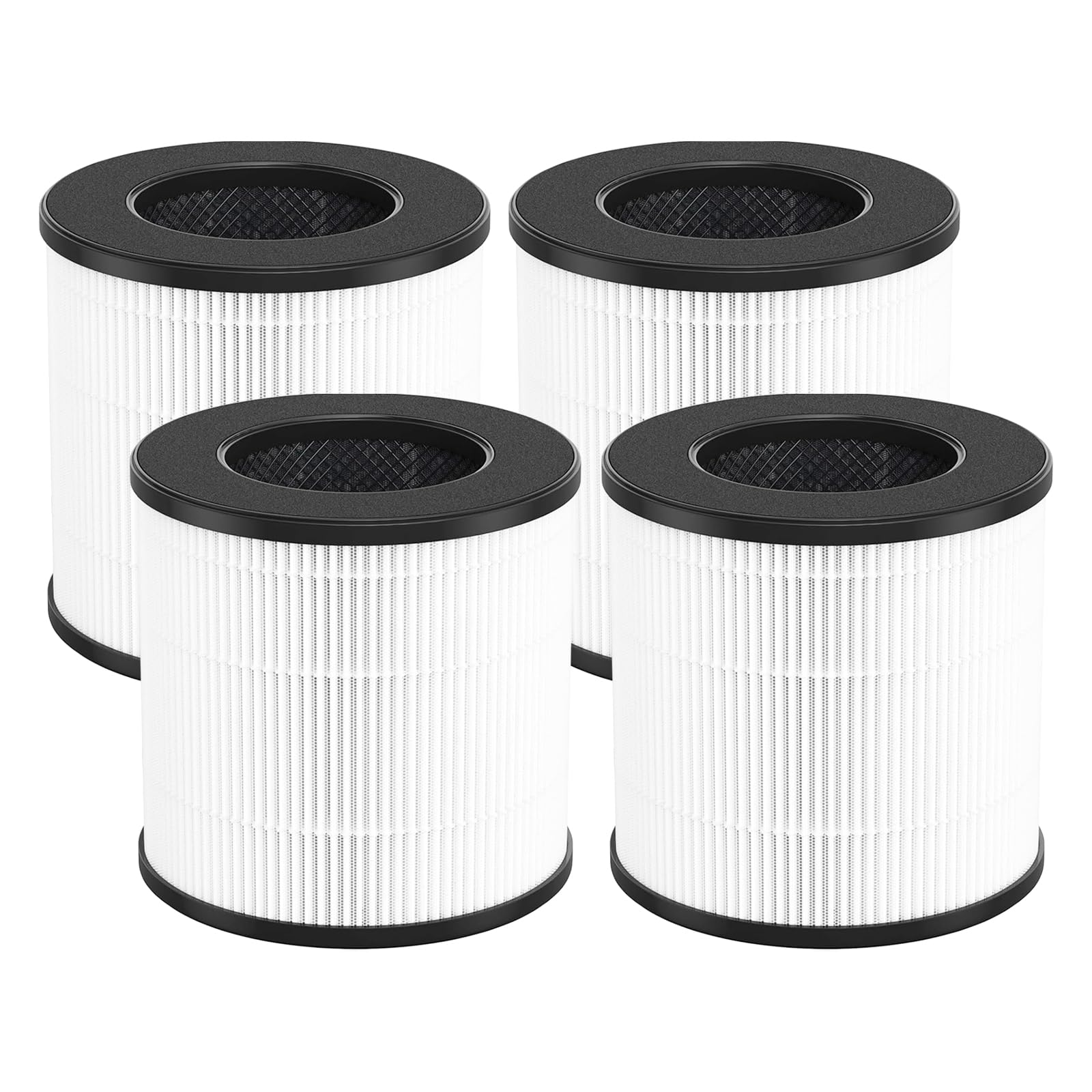 DAODEFUL PU-P05/AC201B H13 True HEPA Replacement Filter Compatible with FULMINARE PU-P05 Air Purifier and Purivortex AC201B Air Purifier, 4 Pack