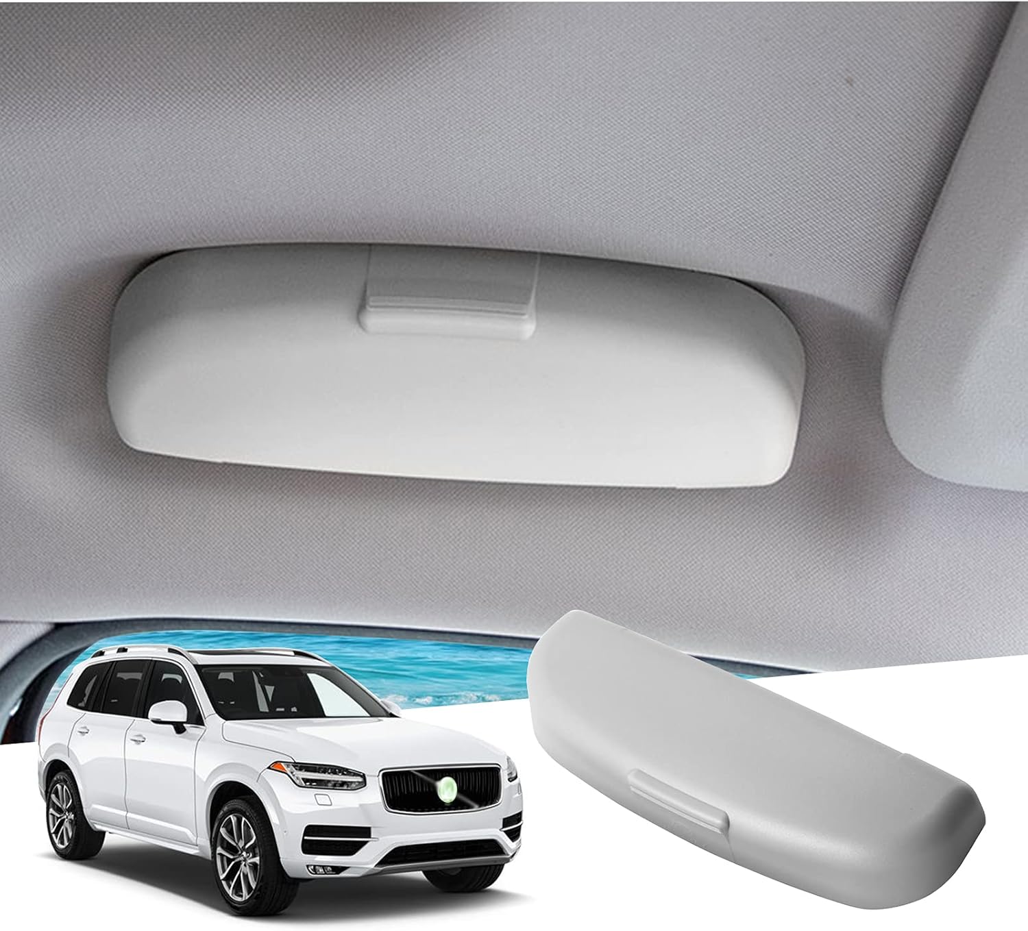 GAFAT Brillenhalter Brillenetui für Volvo XC40 XC60 XC90 V60 V90 S90
