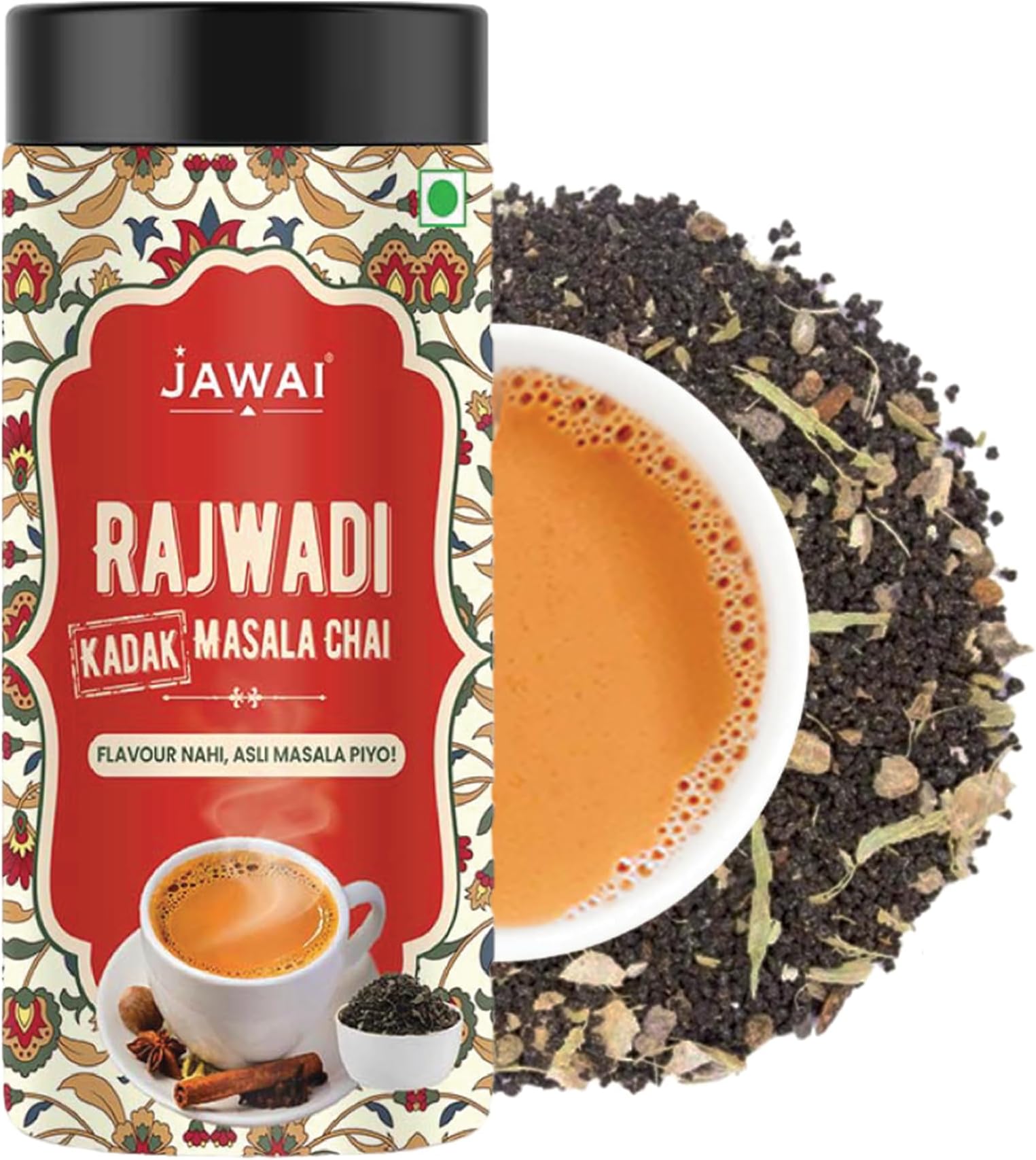 RAJWADI KADAK MASALA CHAI (STRONG MASALA TEA) | Immunity Booster | Masala Chai Patti | CTC Tea With Immunity Boosters | Makes 160 Cups (400 g)