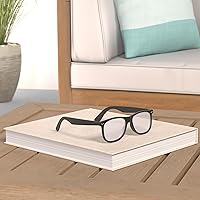 Vista 46 de FEIDUSUN Lentes de sol polarizados para hombre y mujer, lentes de sol retro negros para conducir, pescar, protección UV A01-negro mate/negro