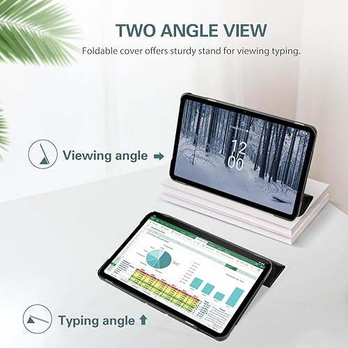Miniatura 4 de ProCase Funda para Nokia T21 Tablet de 10.36 pulgadas 2022, cubierta ligera delgada con soporte triple rígido Folio Case Smart Cover para Nokia