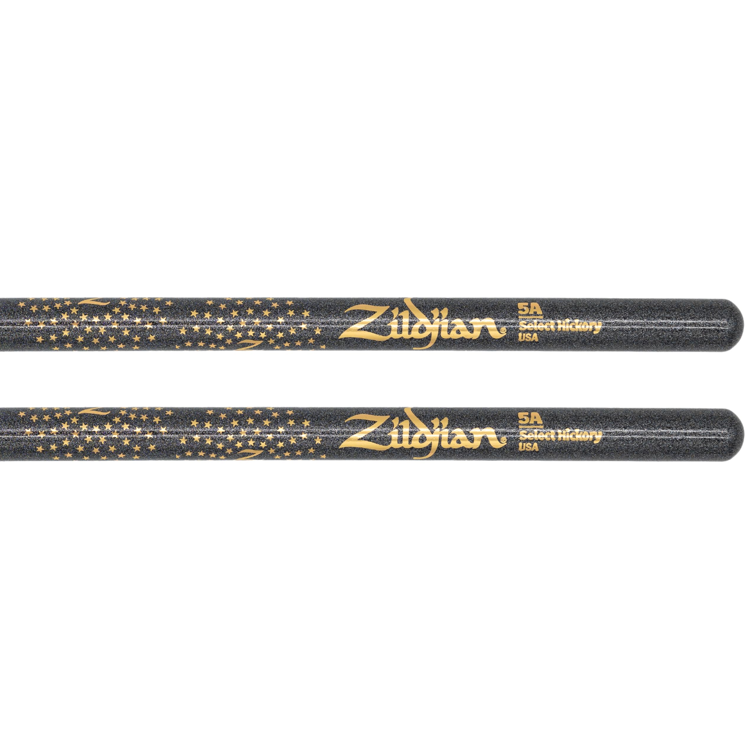 Zildjian Z Custom Limited Edition - 5A Black Chroma Nylon Tip Drumsticks (Z5ACBN-7C) - Image 3