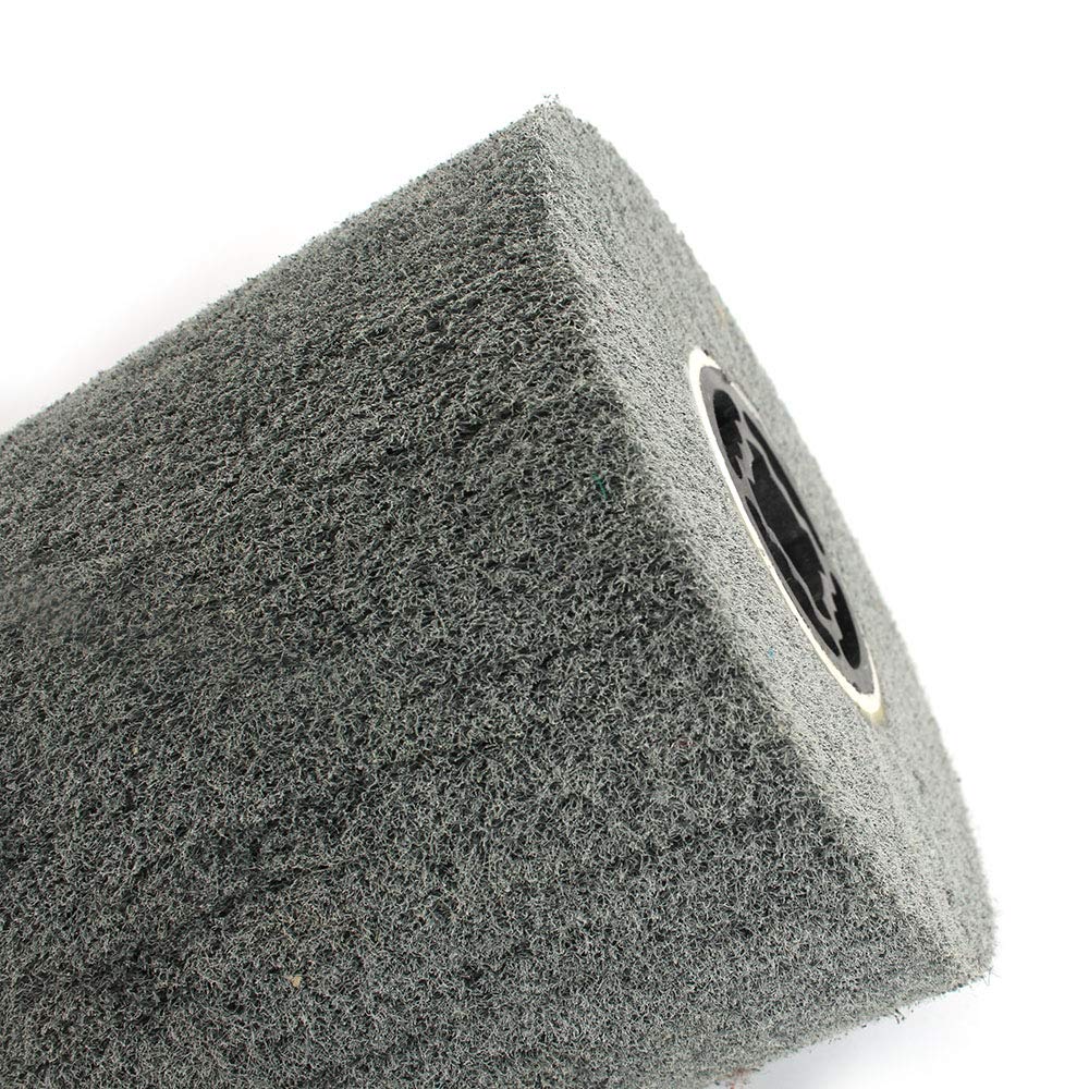 120x100mm Non-Woven Abrasive Flap Wire Drawing Polishing Burnishing Wheel for The Surface Treatment of Metal Products