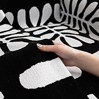 Vista 141 de VClife funda boho de sofá de felpilla para sofá seccional, funda antideslizante para sofá de 2 plazas, protector para mascotas con borlas, funda